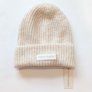 NWT Favorite Daughter Brand Beanie in  Cream Ivory One Size NWT MSRP$68